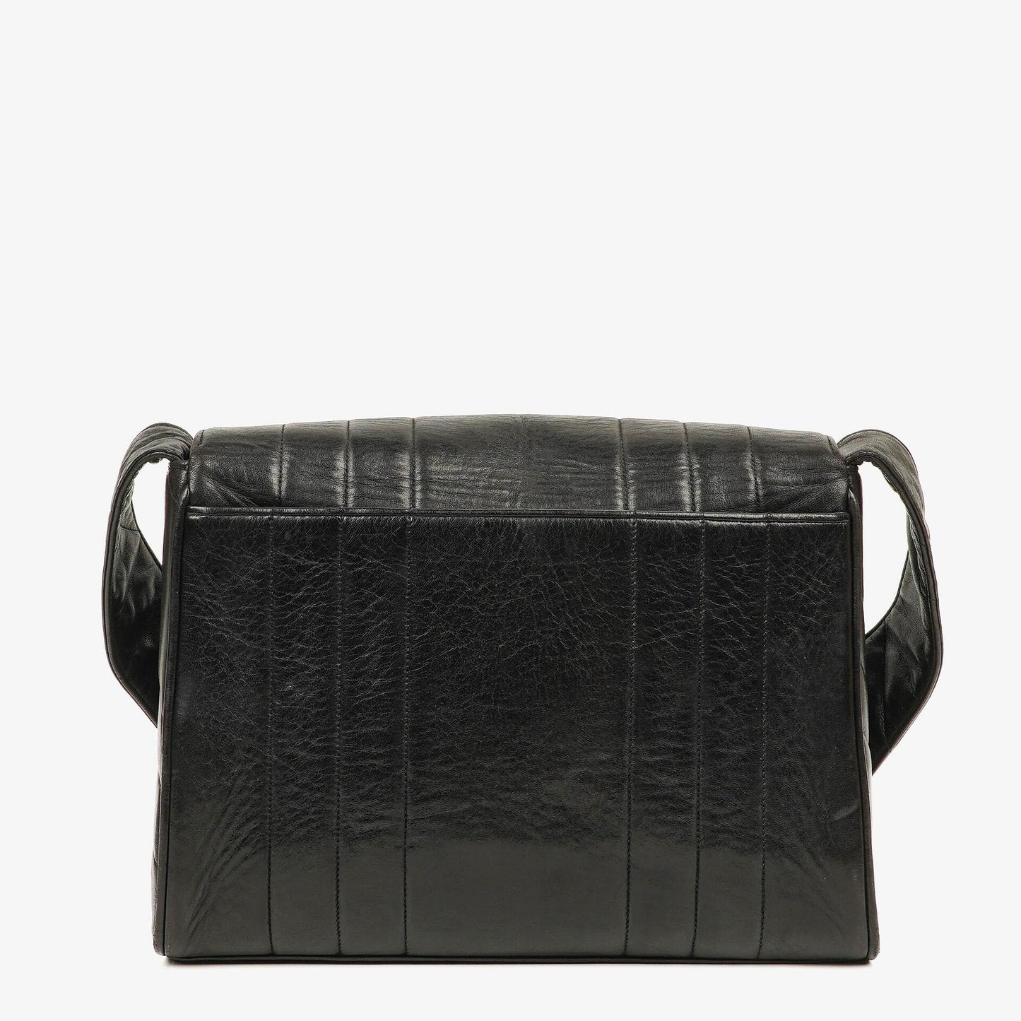 Chanel Lammleder Schwarz Vertikal Stepp Maxi CC Flap Schultertasche