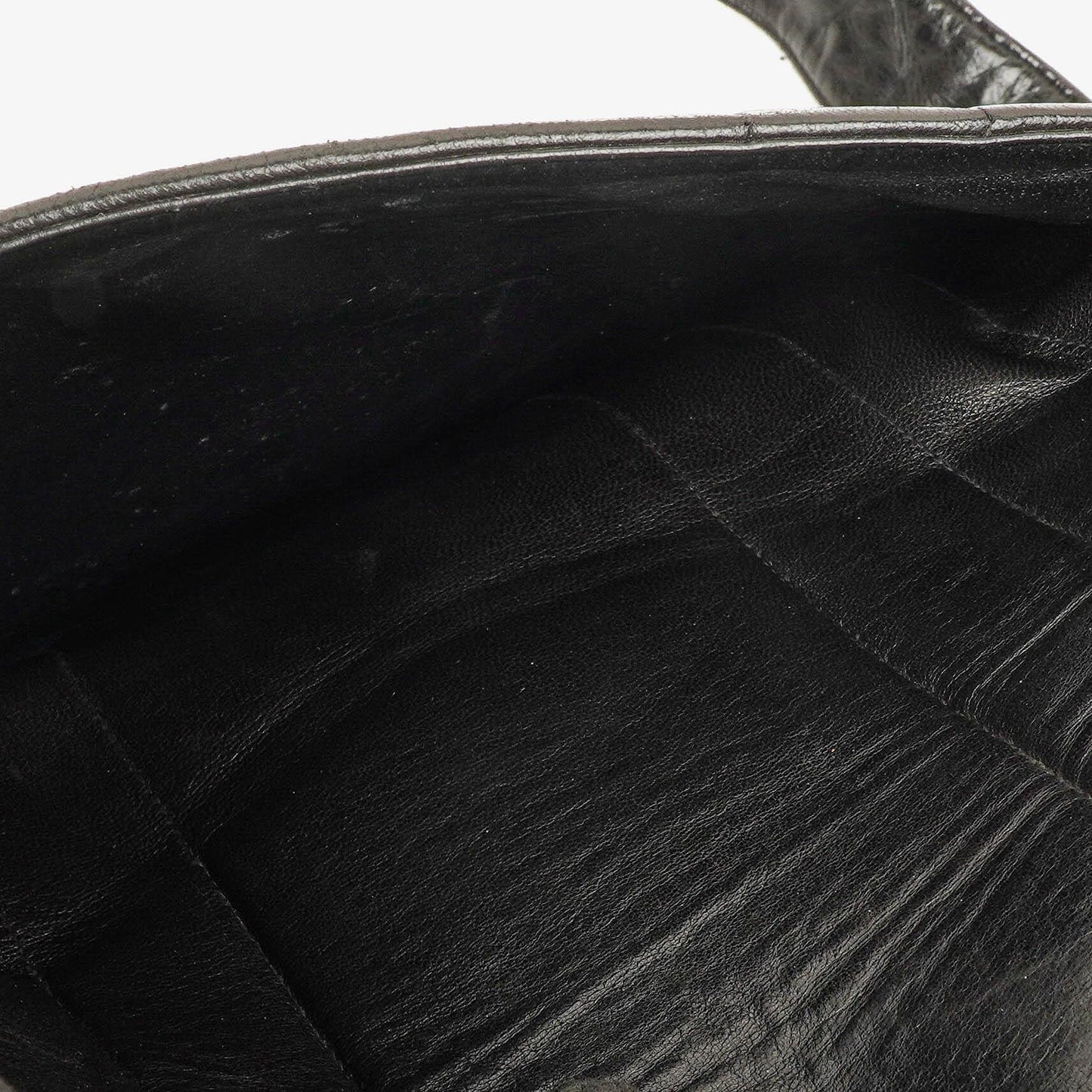Chanel Lammleder Schwarz Vertikal Stepp Maxi CC Flap Schultertasche