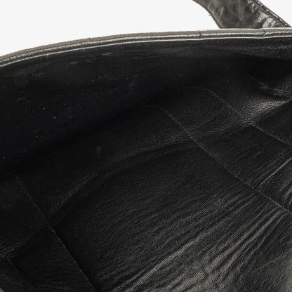 Chanel Lammleder Schwarz Vertikal Stepp Maxi CC Flap Schultertasche