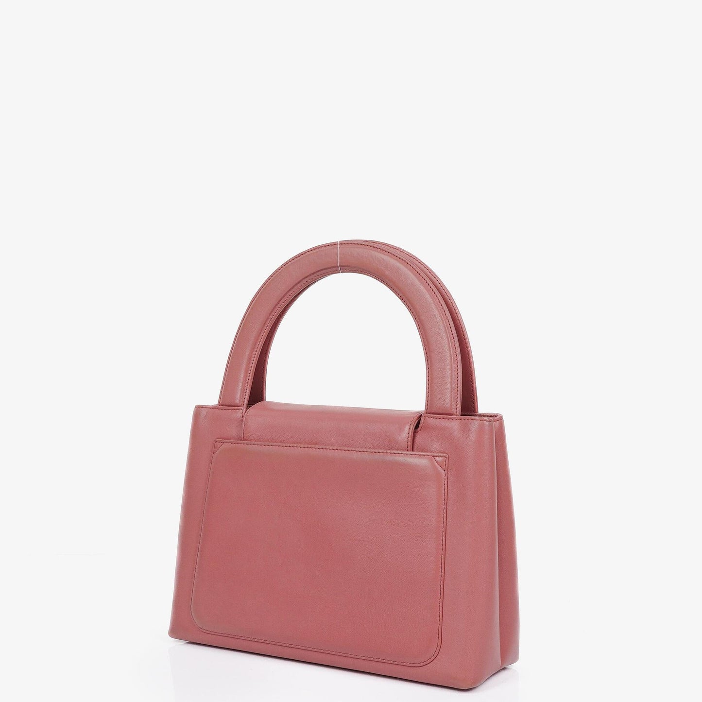 Chanel Large Kelly Einkaufstasche aus pinkem Lammleder mit 24K vergoldeter Hardware