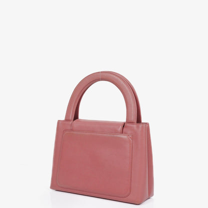 Chanel Large Kelly Einkaufstasche aus pinkem Lammleder mit 24K vergoldeter Hardware