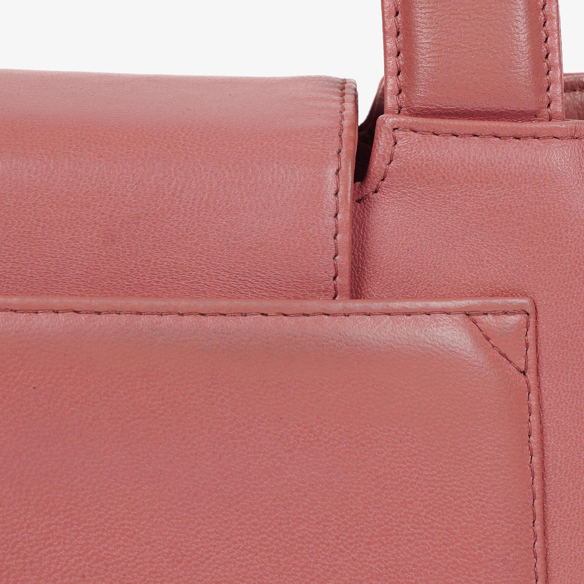 Chanel Large Kelly Einkaufstasche aus pinkem Lammleder mit 24K vergoldeter Hardware