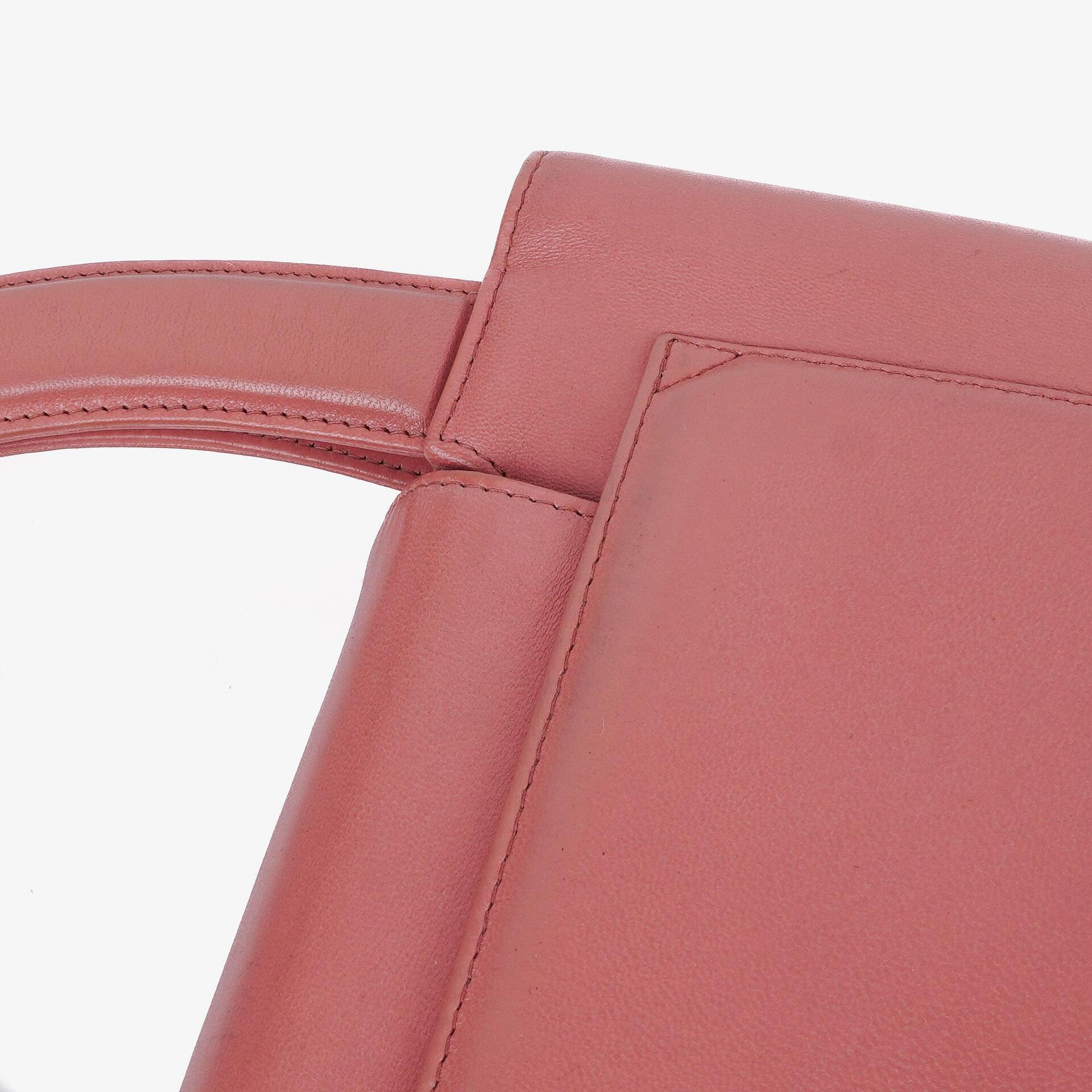 Chanel Large Kelly Einkaufstasche aus pinkem Lammleder mit 24K vergoldeter Hardware