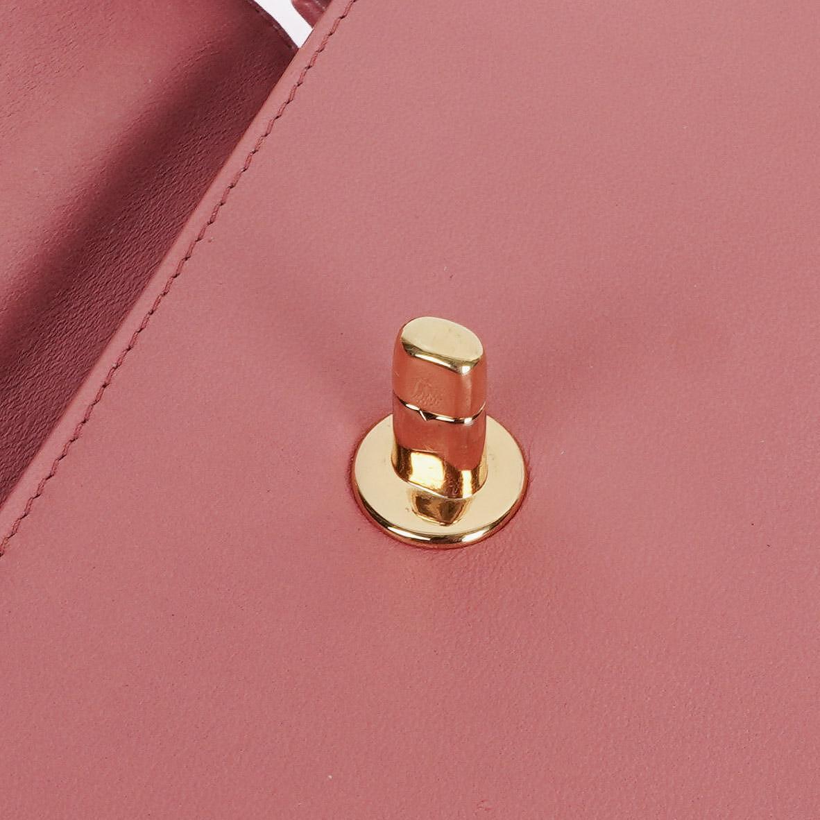 Chanel Large Kelly Einkaufstasche aus pinkem Lammleder mit 24K vergoldeter Hardware