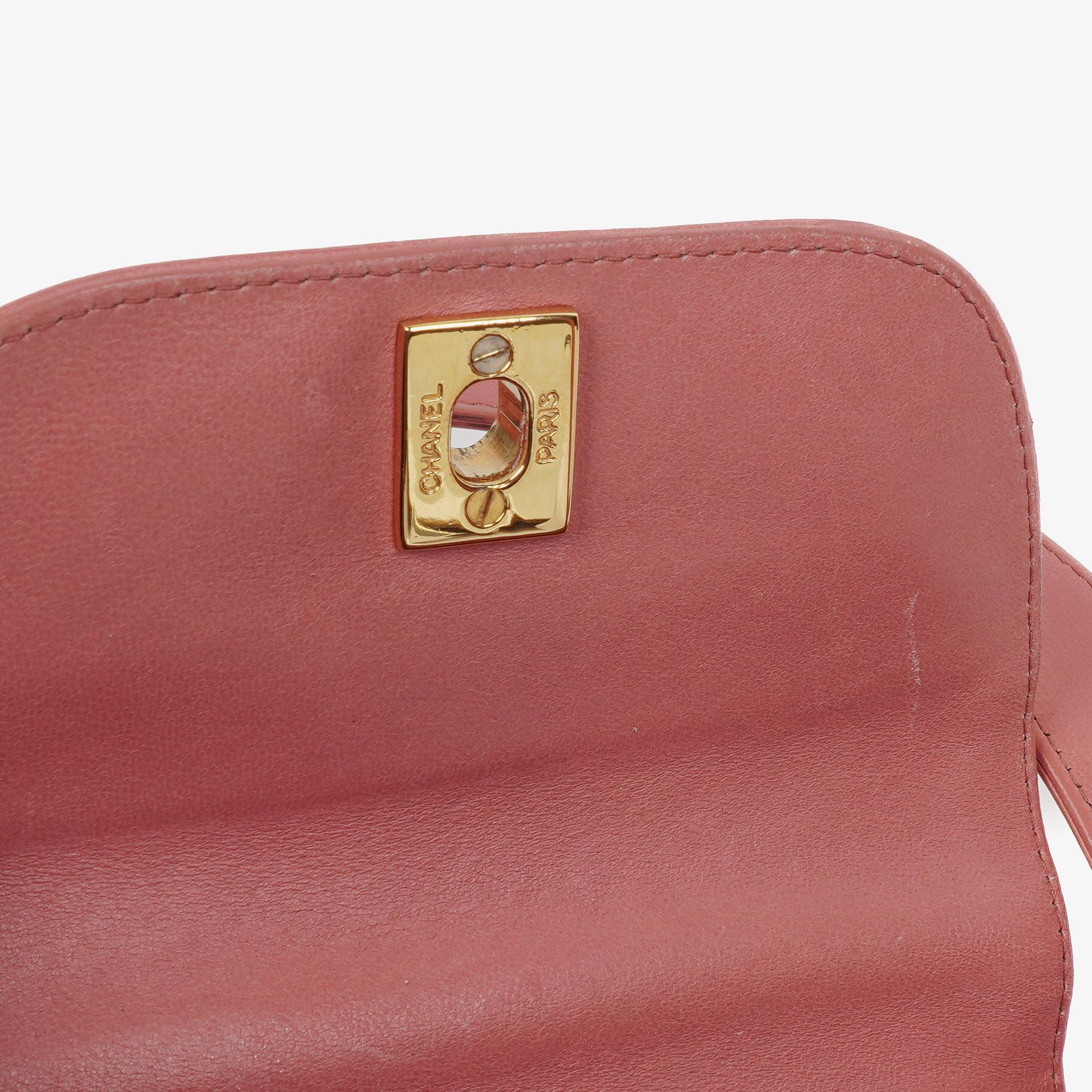 Chanel Large Kelly Einkaufstasche aus pinkem Lammleder mit 24K vergoldeter Hardware