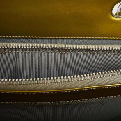 Chanel Große Gesteppt Lackleder Tote Tasche