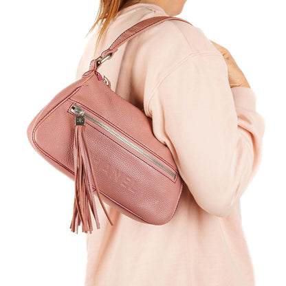 Chanel LAX Fronttasche Genarbtes Kalbsleder Schultertasche, 2003-2004