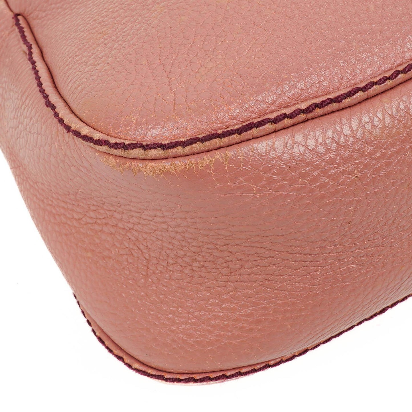 Chanel LAX Fronttasche Genarbtes Kalbsleder Schultertasche, 2003-2004