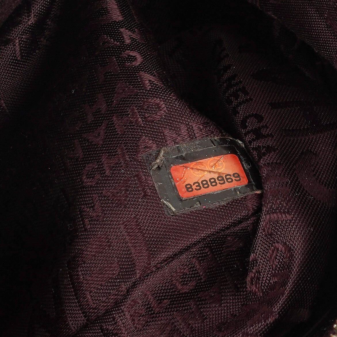 Chanel LAX Fronttasche Genarbtes Kalbsleder Schultertasche, 2003-2004