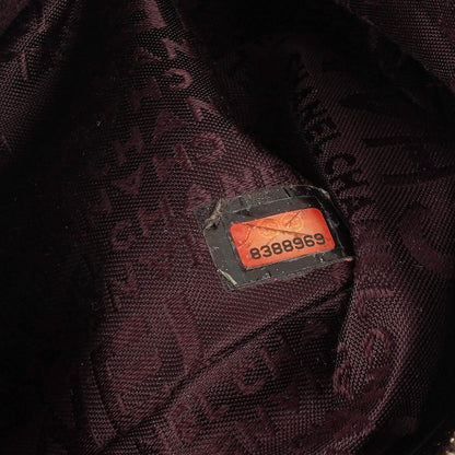 Chanel LAX Fronttasche Genarbtes Kalbsleder Schultertasche, 2003-2004