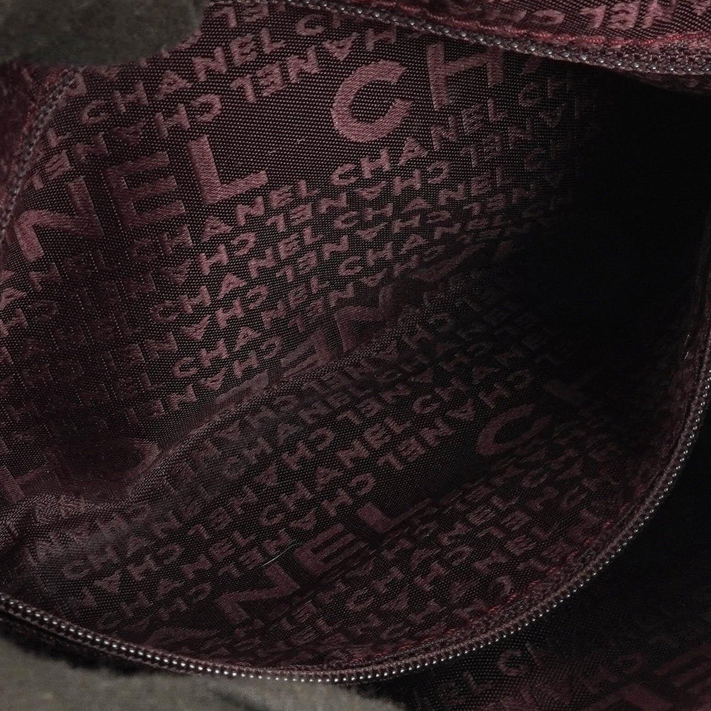 Chanel LAX Fronttasche Genarbtes Kalbsleder Schultertasche, 2003-2004