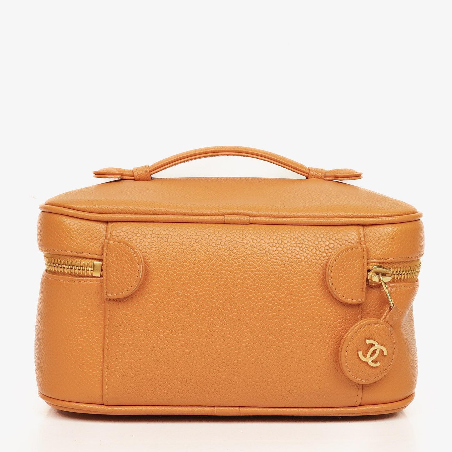 Chanel Kosmetik Vanity Case aus Leder
