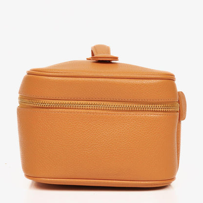 Chanel Kosmetik Vanity Case aus Leder
