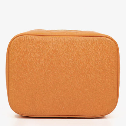 Chanel Kosmetik Vanity Case aus Leder