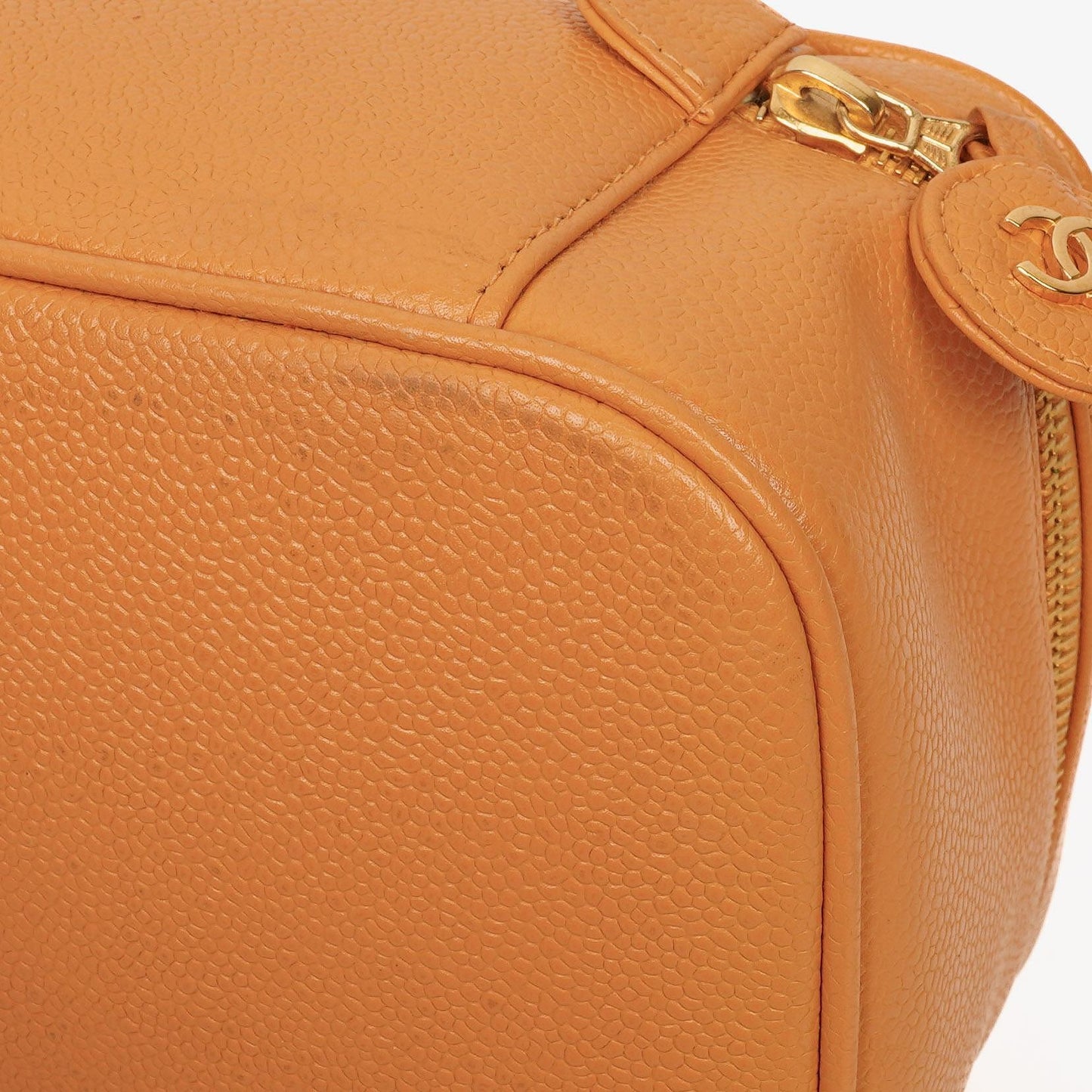 Chanel Kosmetik Vanity Case aus Leder