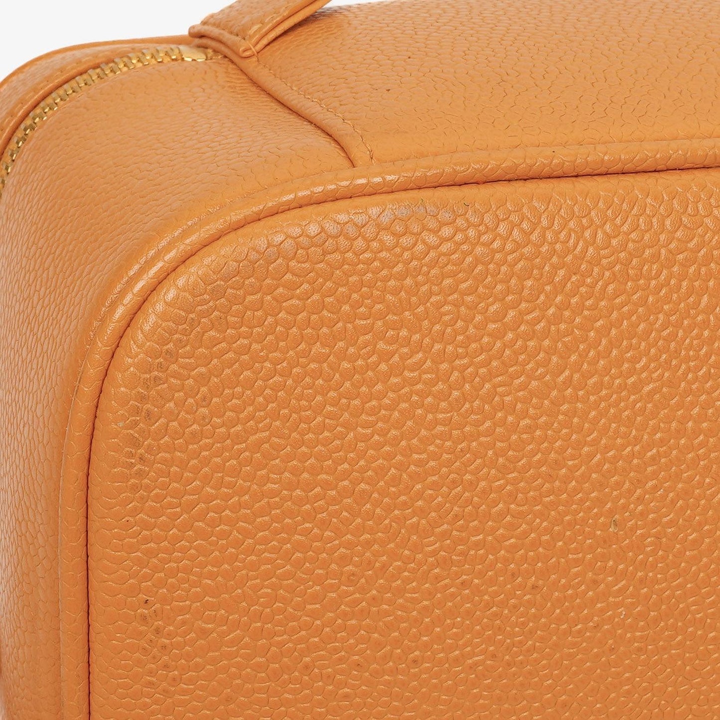 Chanel Kosmetik Vanity Case aus Leder