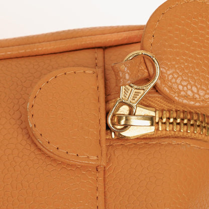 Chanel Kosmetik Vanity Case aus Leder