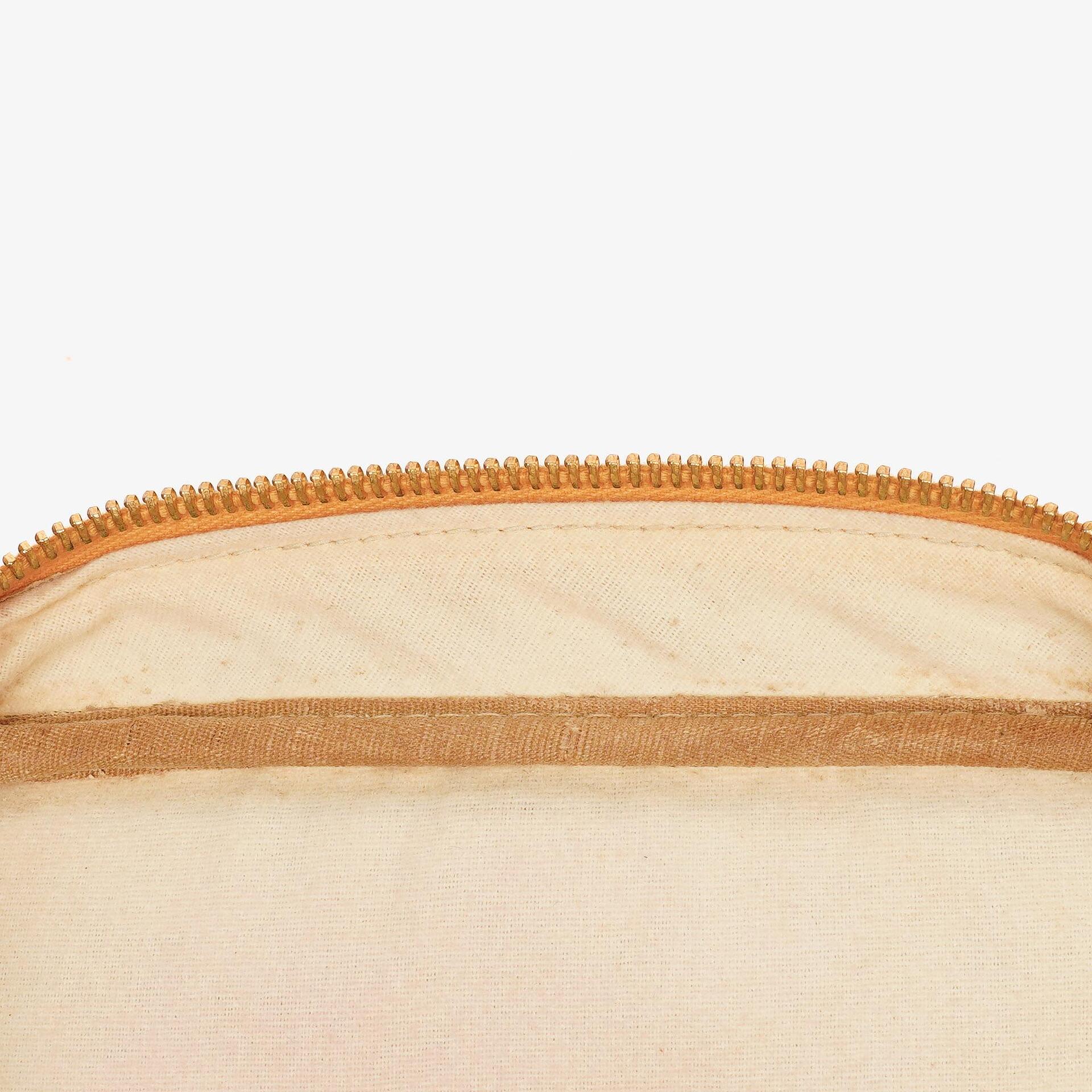 Chanel Kosmetik Vanity Case aus Leder