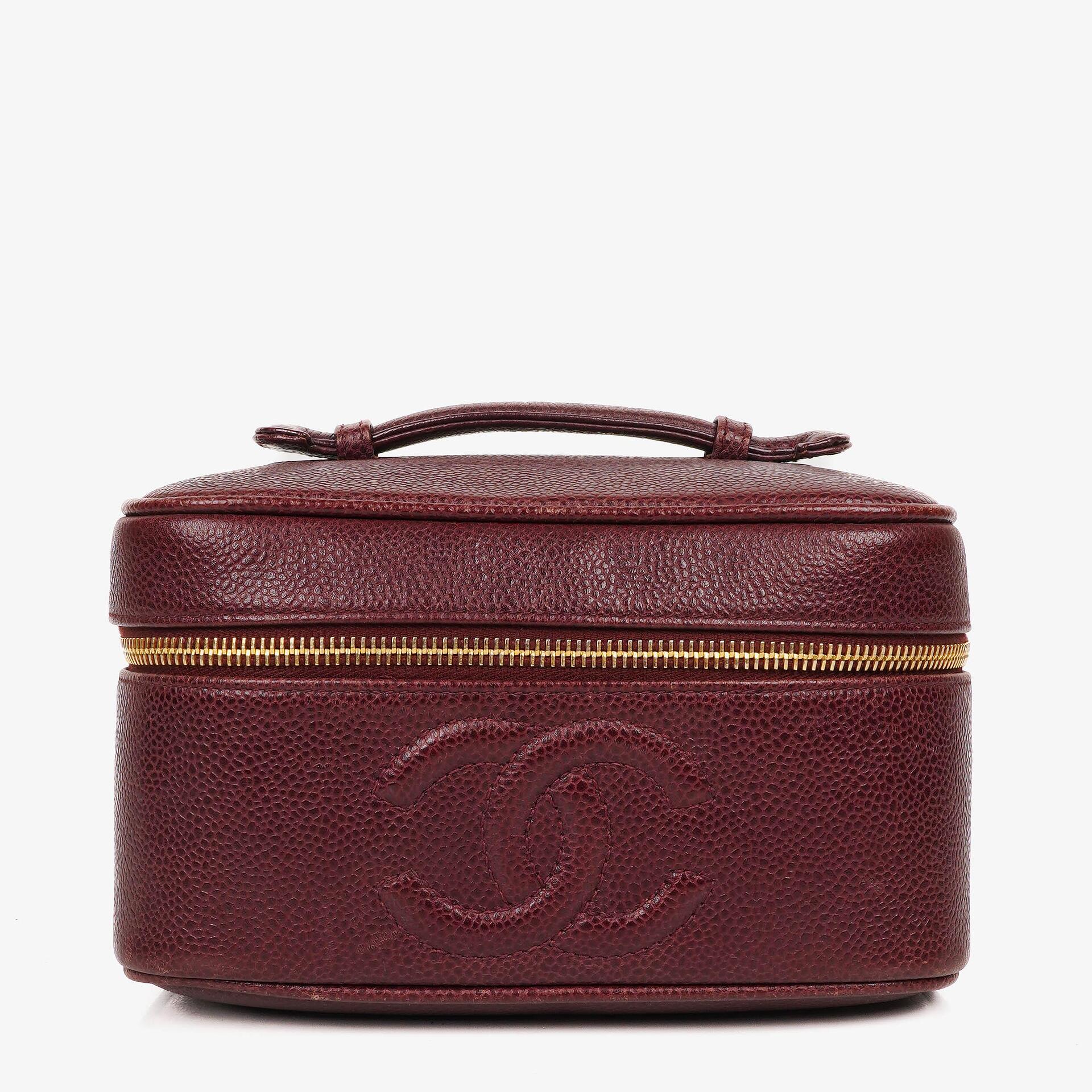 Chanel Vanity Case aus Leder