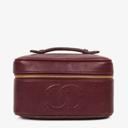 Chanel Vanity Case aus Leder