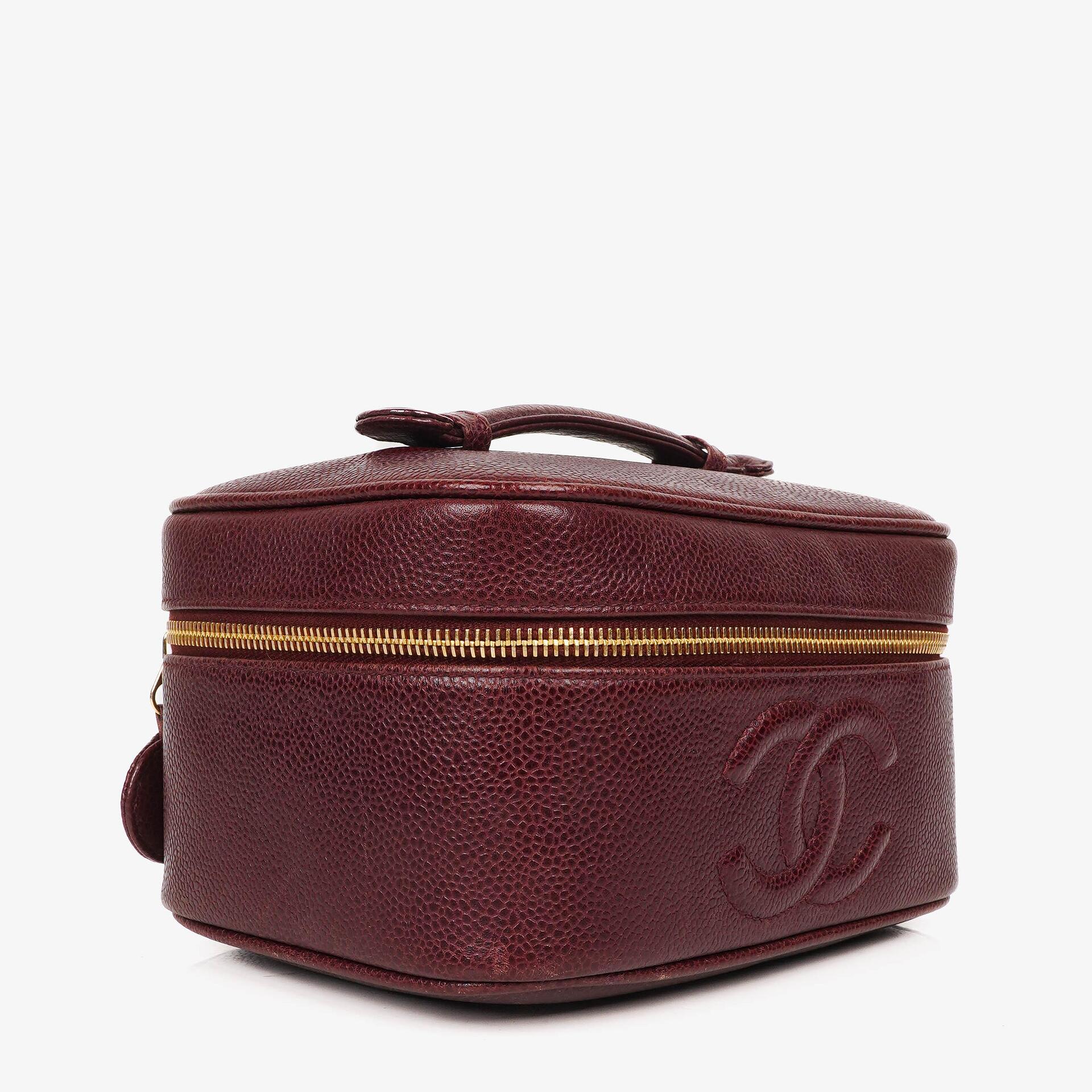 Chanel Vanity Case aus Leder