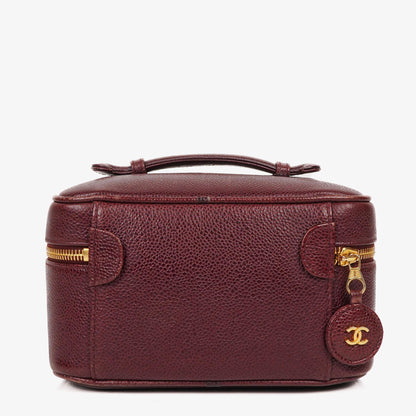 Chanel Vanity Case aus Leder