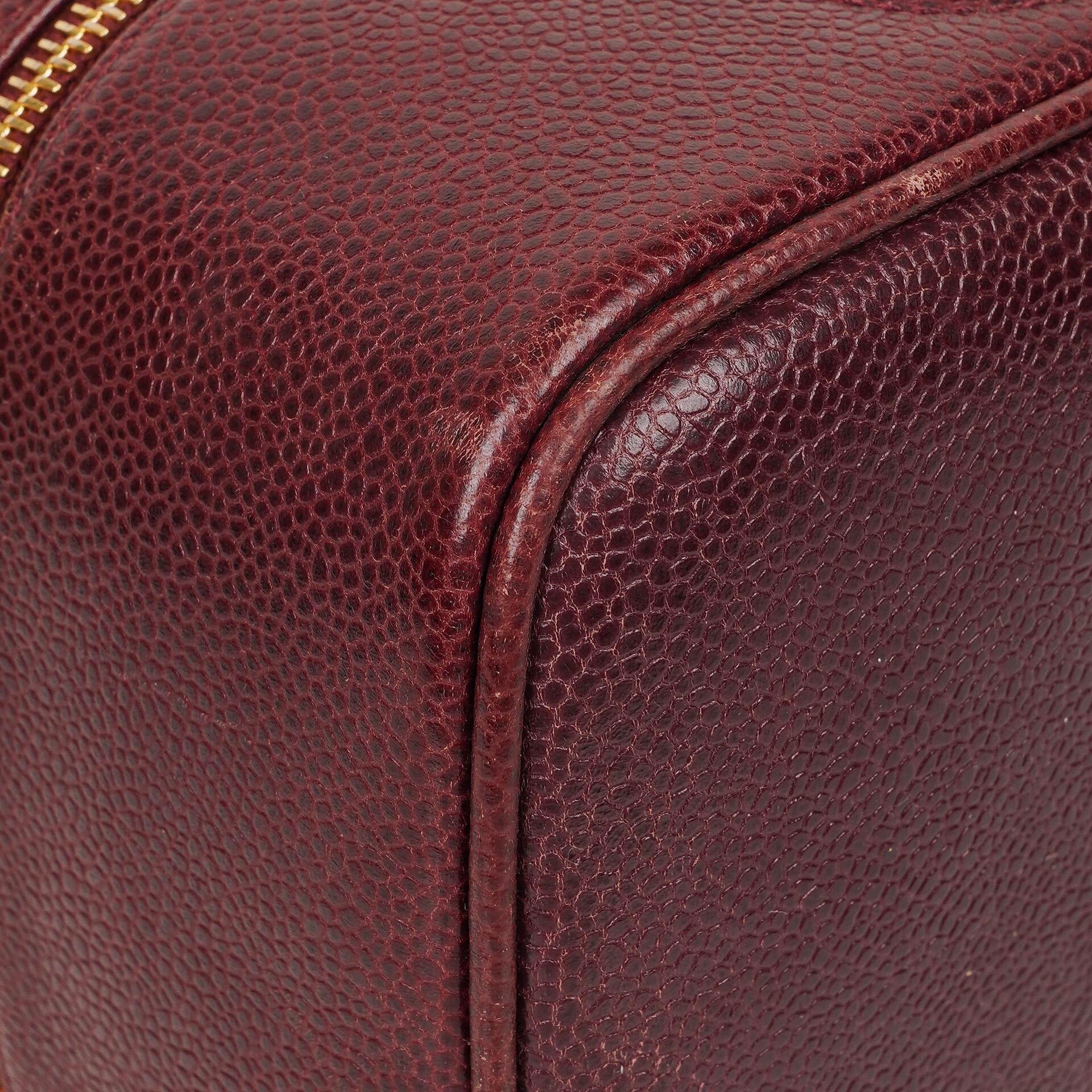 Chanel Vanity Case aus Leder