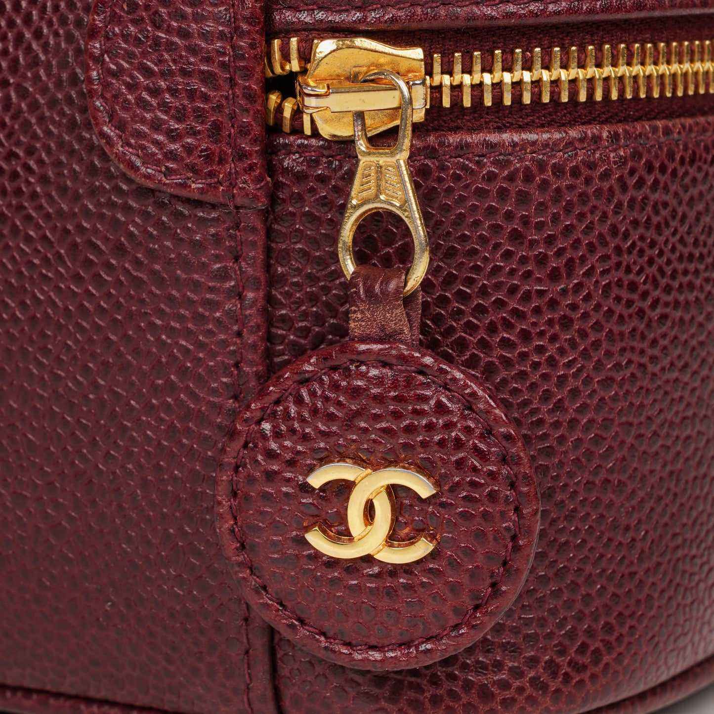 Chanel Vanity Case aus Leder