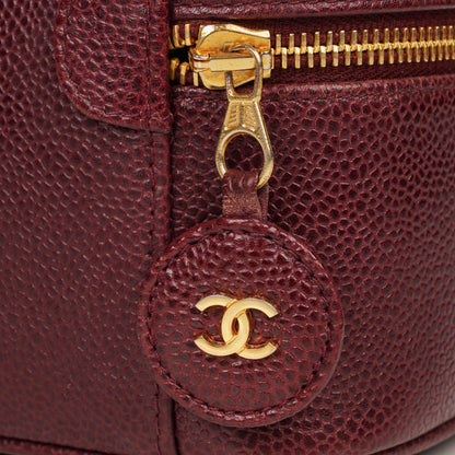 Chanel Vanity Case aus Leder