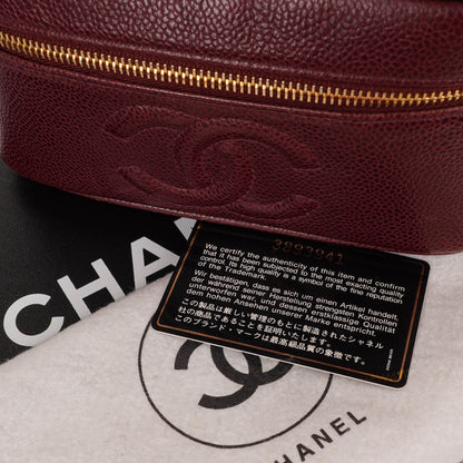 Chanel Vanity Case aus Leder