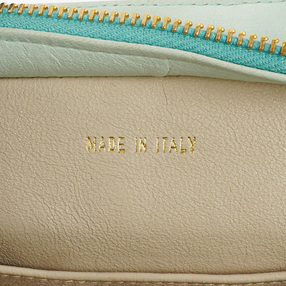 Chanel Hellblaue Matelassé Ketten-Mini-Tasche