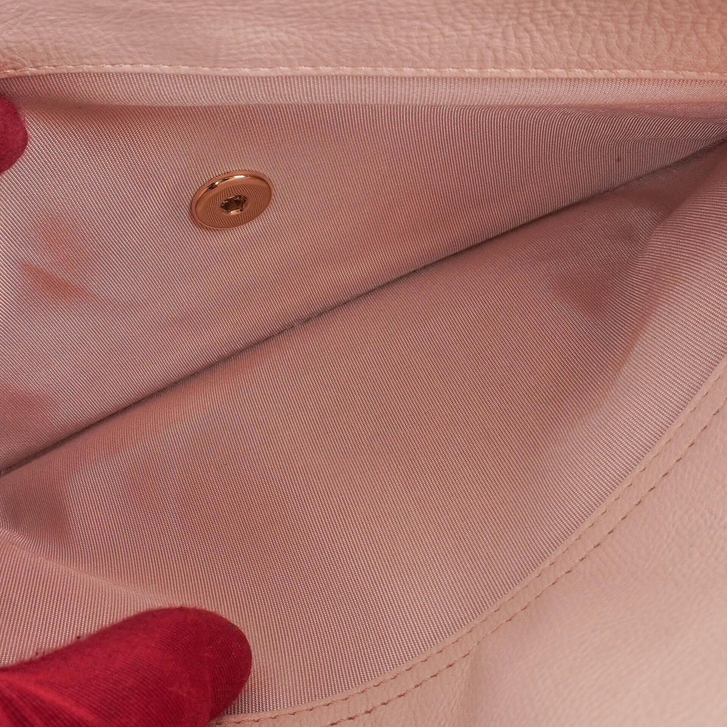 Chanel Flap Tasche aus hellrosa gestepptem Lammleder mit champagner-goldfarbener Hardware