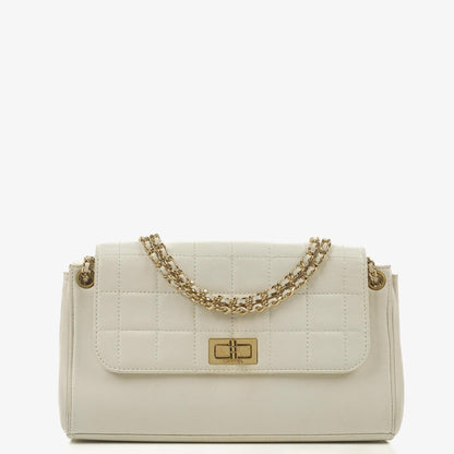 Chanel Mademoiselle Lock Accordion Chocolate Bar Klappentasche