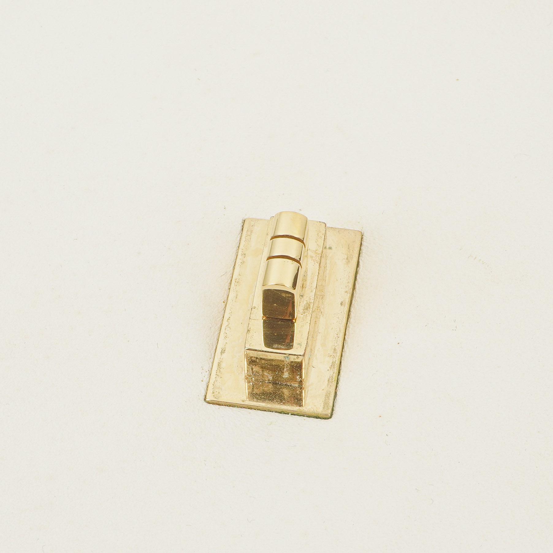 Chanel Mademoiselle Lock Accordion Chocolate Bar Klappentasche