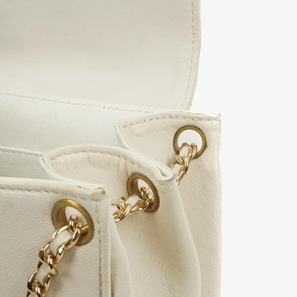 Chanel Mademoiselle Lock Accordion Chocolate Bar Klappentasche