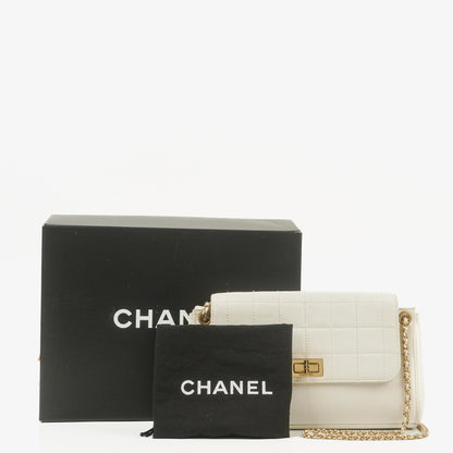 Chanel Mademoiselle Lock Accordion Chocolate Bar Klappentasche
