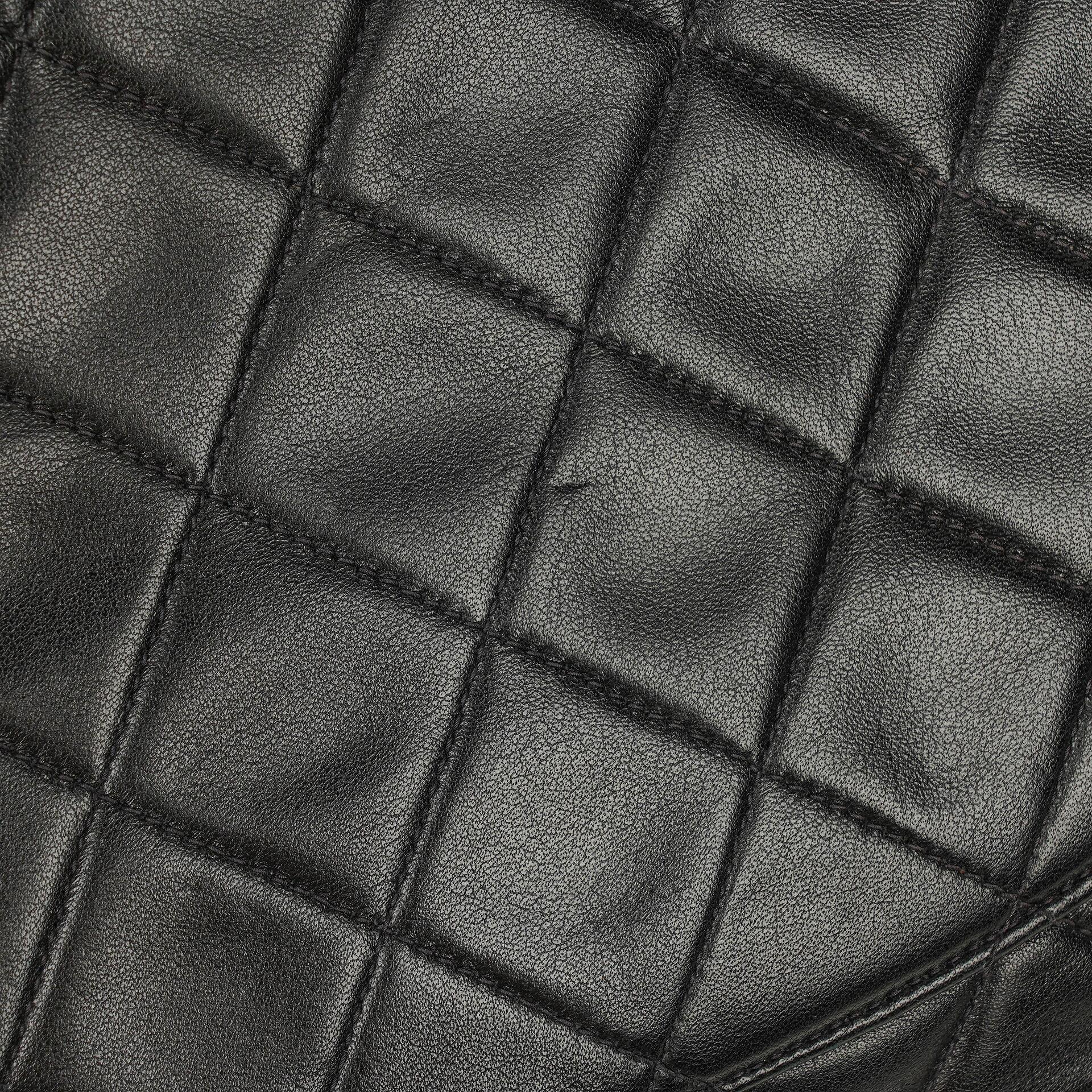 Chanel Maxi Jumbo CC Classic Single Flap Tasche in Schwarz aus gestepptem Lammleder mit 24K vergoldeten Beschlägen