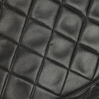 Chanel Maxi Jumbo CC Classic Single Flap Tasche in Schwarz aus gestepptem Lammleder mit 24K vergoldeten Beschlägen