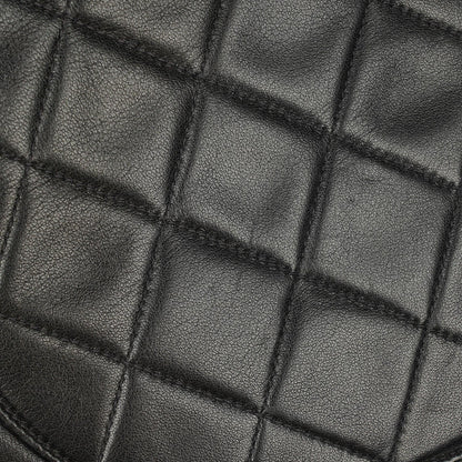 Chanel Maxi Jumbo CC Classic Single Flap Tasche in Schwarz aus gestepptem Lammleder mit 24K vergoldeten Beschlägen