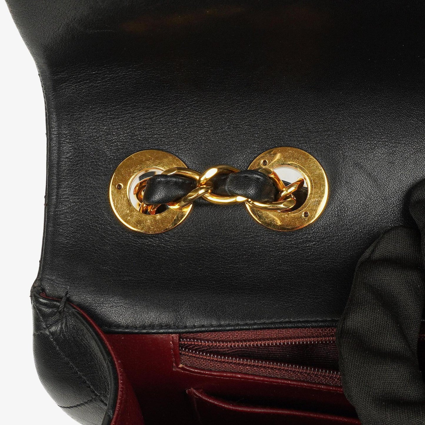 Chanel Maxi Jumbo Classic Single Flap Tasche Schwarz gestepptes Lammleder 24K vergoldete Hardware