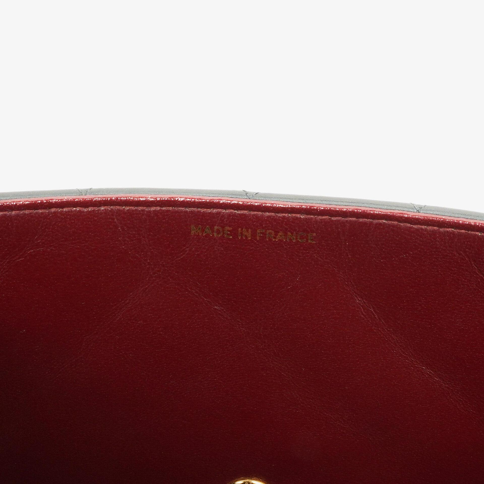 Chanel Maxi Jumbo Classic Single Flap Tasche Schwarz gestepptes Lammleder 24K vergoldete Hardware