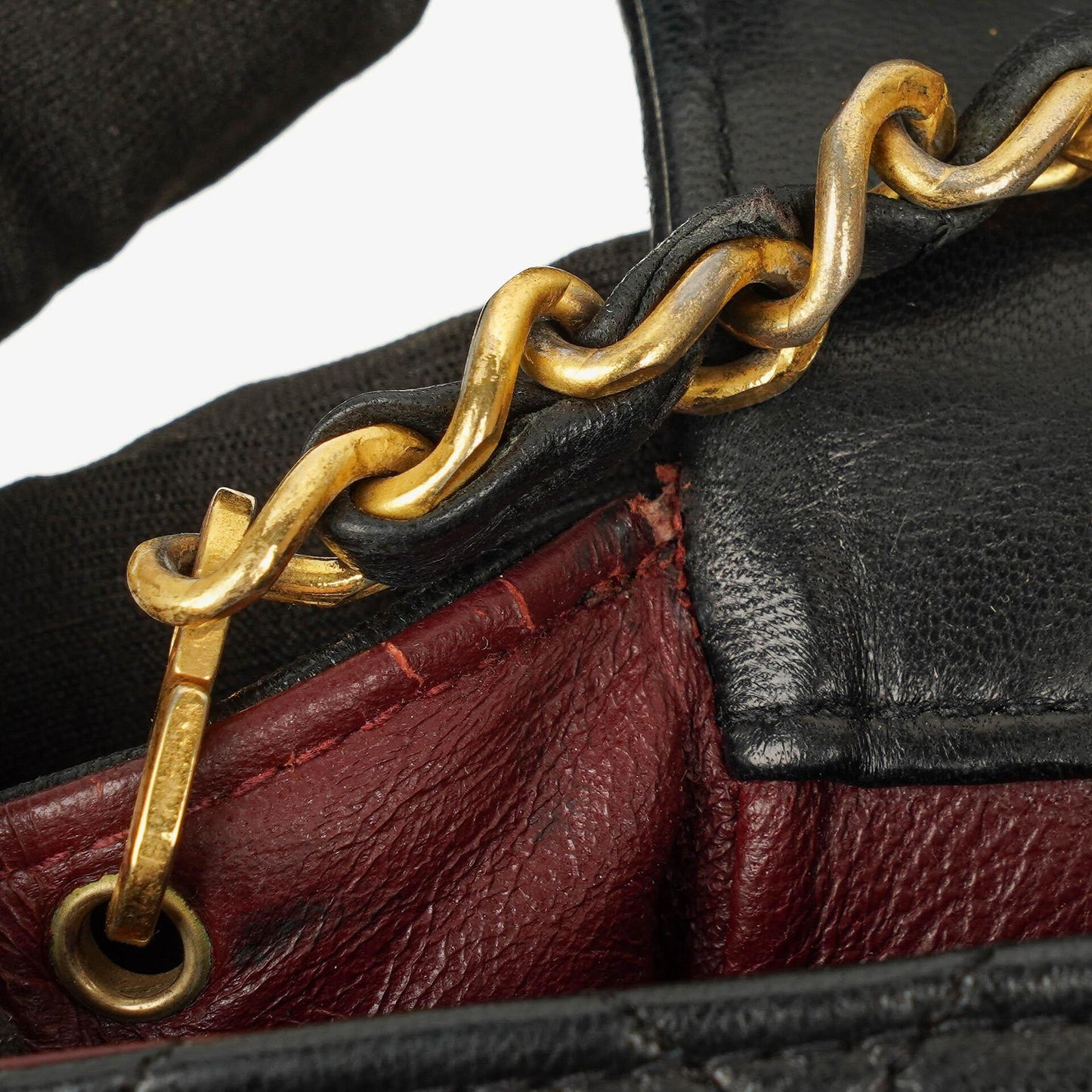 Chanel Medium Single Flap Tasche aus schwarzem gestepptem Lammleder mit 24K vergoldeten Beschlägen