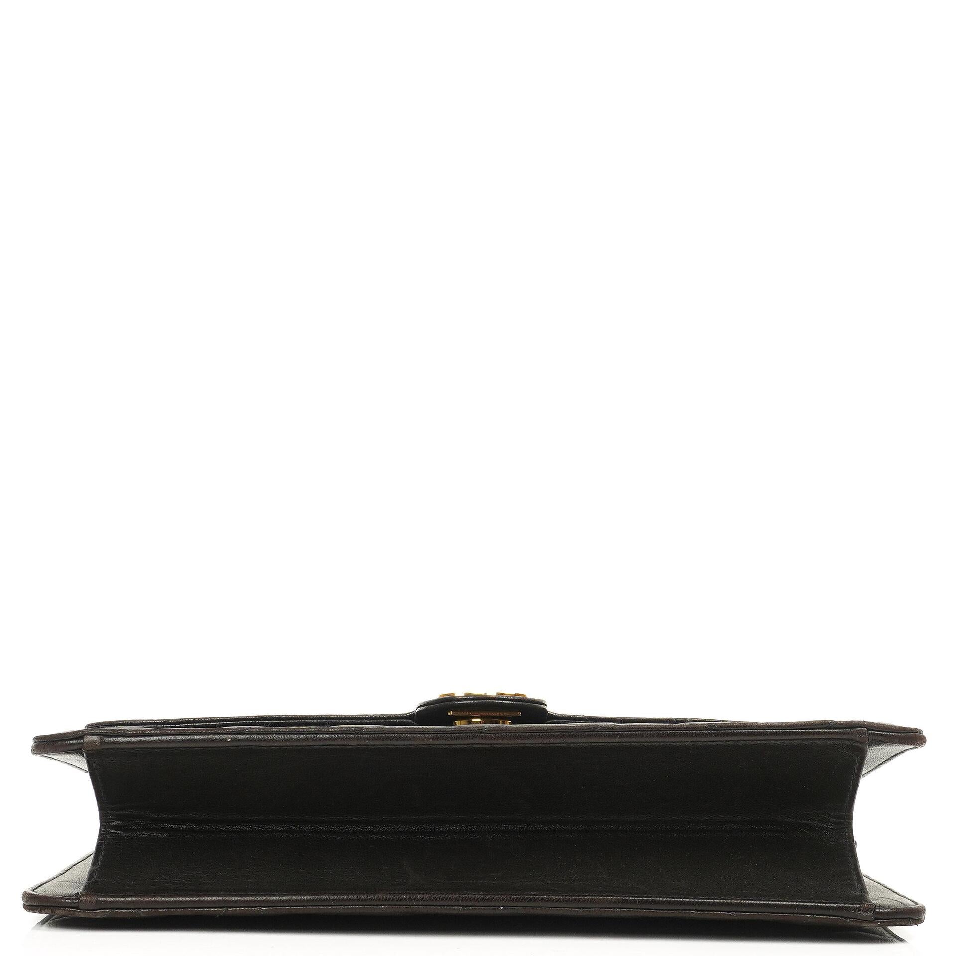Chanel Mittlere Classic Schwarze gesteppte Lammleder Single Flap Tasche mit 24K vergoldeten Beschlägen