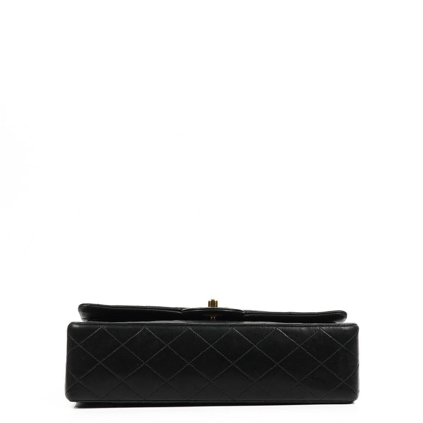 Chanel Medium Classic Double Flap Tasche aus Lammleder mit 24K vergoldeter Hardware