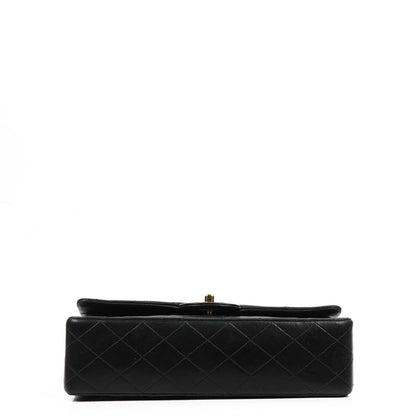 Chanel Medium Classic Double Flap Tasche aus Lammleder mit 24K vergoldeter Hardware