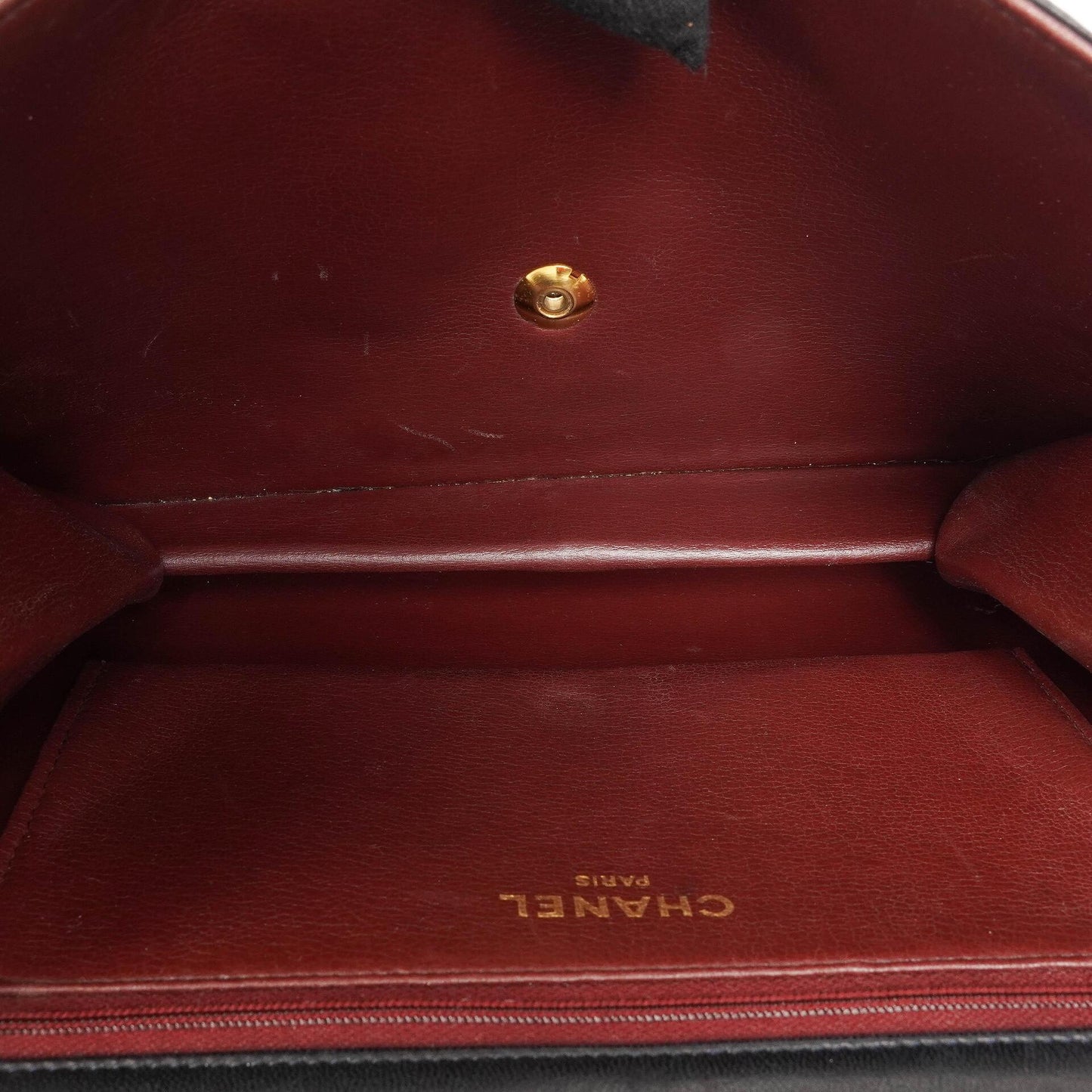 Chanel Medium Classic Single Flap Bag aus marineblauem gestepptem Lammleder mit 24K goldplattierten Beschlägen