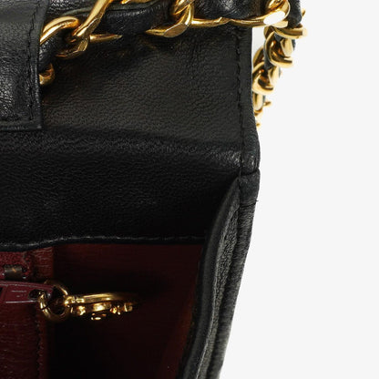 Chanel Medium Classic Single Flap Tasche aus schwarzem gestepptem Lammleder mit 24K vergoldeter Hardware