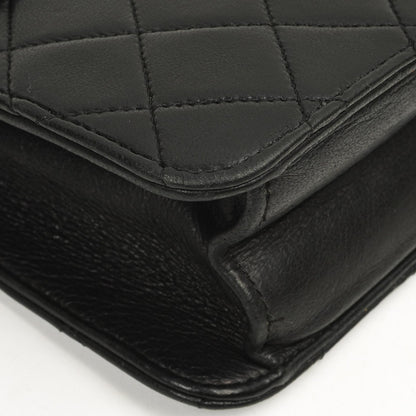 Chanel Medium Classic Single Flap Bag Dunkelmarine Gequiltetes Lammleder Hardware in Goldfarbe