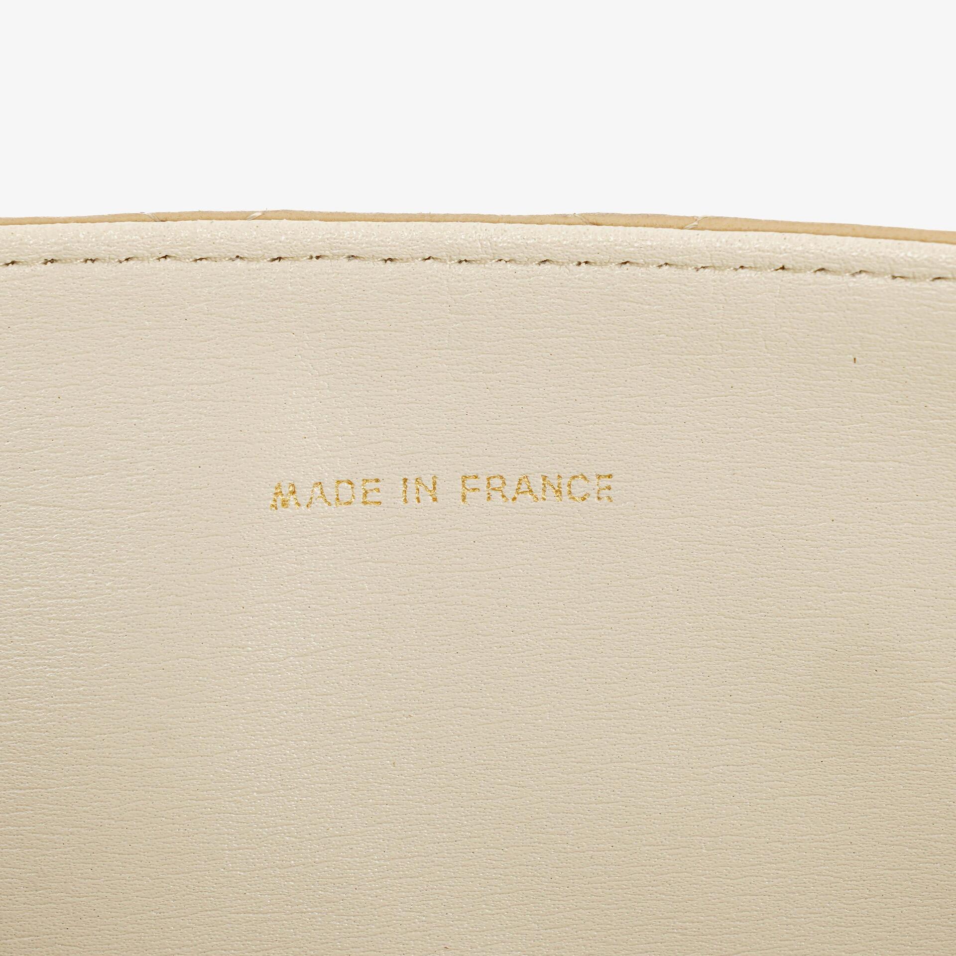 Chanel Medium Classic Single Flap Tasche aus beigem gestepptem Lammleder mit 24K vergoldeten Beschlägen