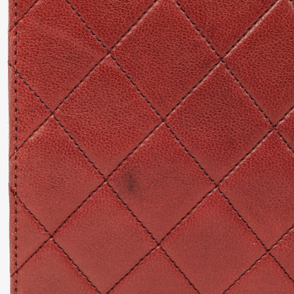 Chanel Medium Classic Single Flap Tasche aus burgunderrotem gestepptem Lammleder mit goldfarbener Hardware